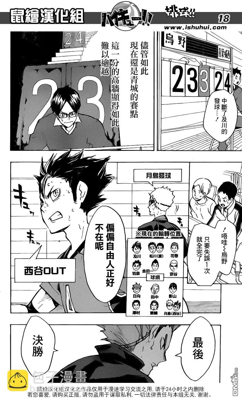 🍝排球少年！！ 第144话 极限开关 第16页