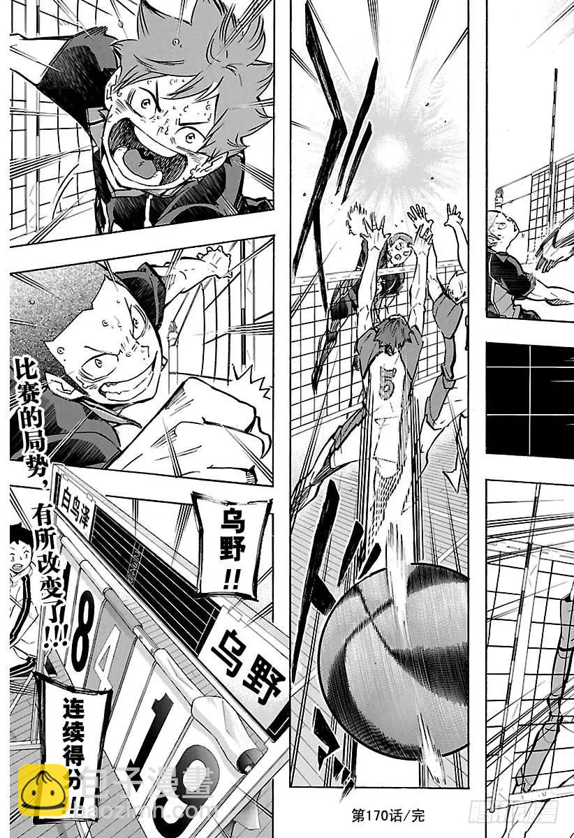 🍝排球少年！！ 第170话 同一性 第18页