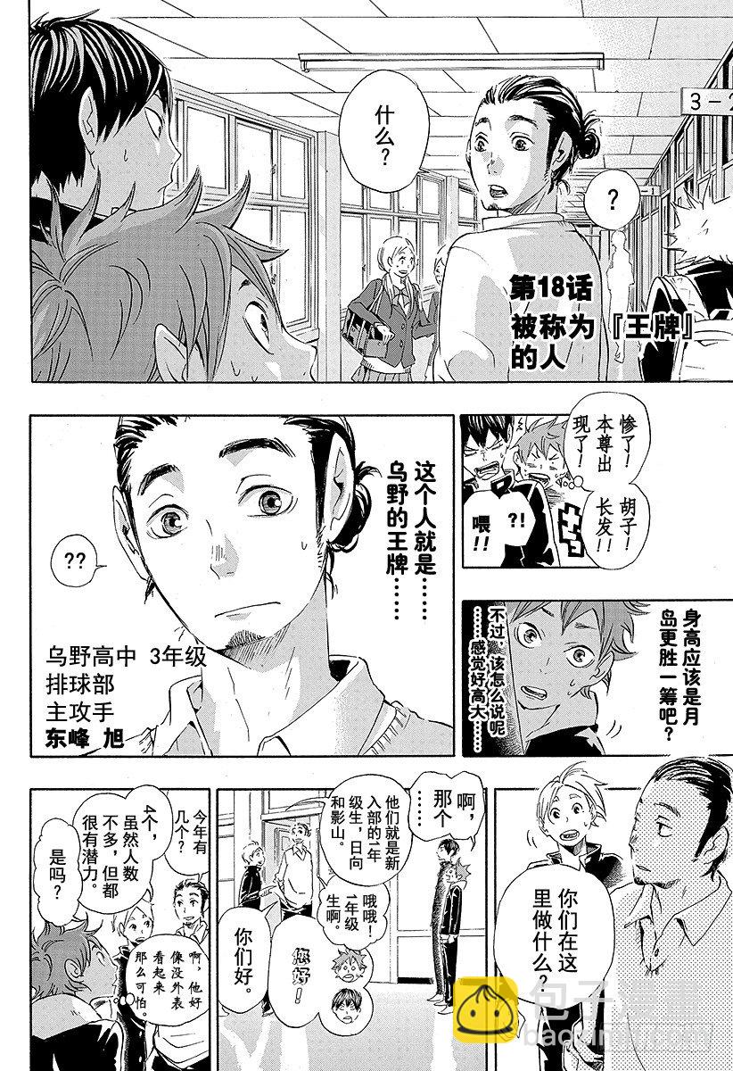 🍝排球少年！！ 第18话 被称为『王牌』的人 第2页