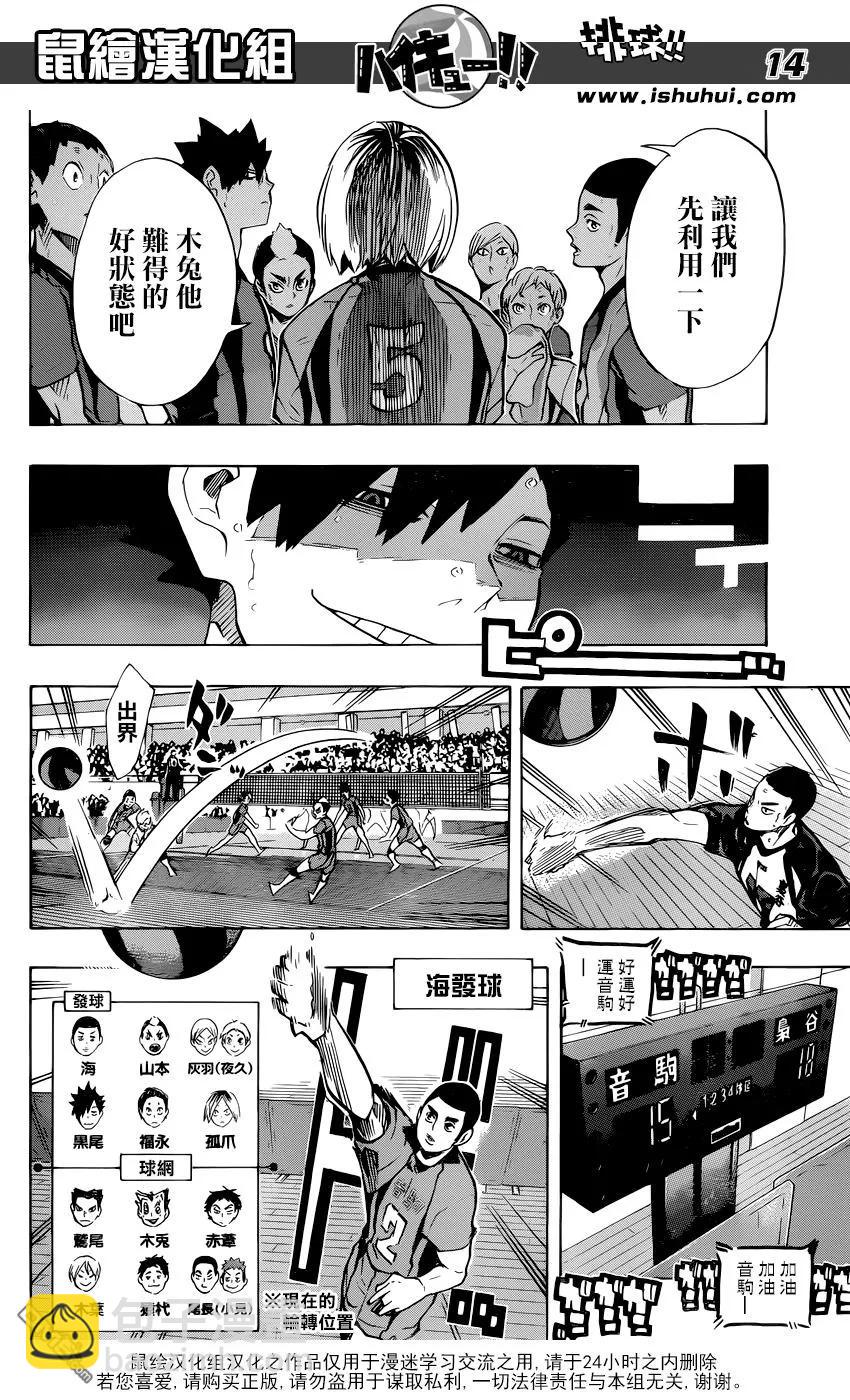 🍝排球少年！！ 第192话 引擎 第14页