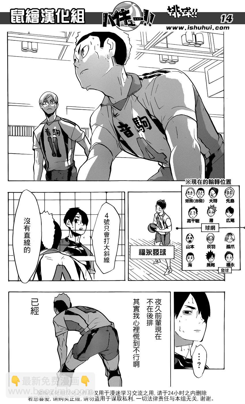 🍝排球少年！！ 第202话 音驹的王牌 第14页