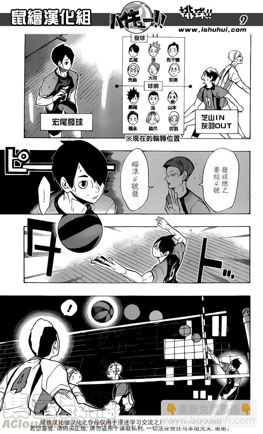 🍝排球少年！！ 第202话 音驹的王牌 第9页