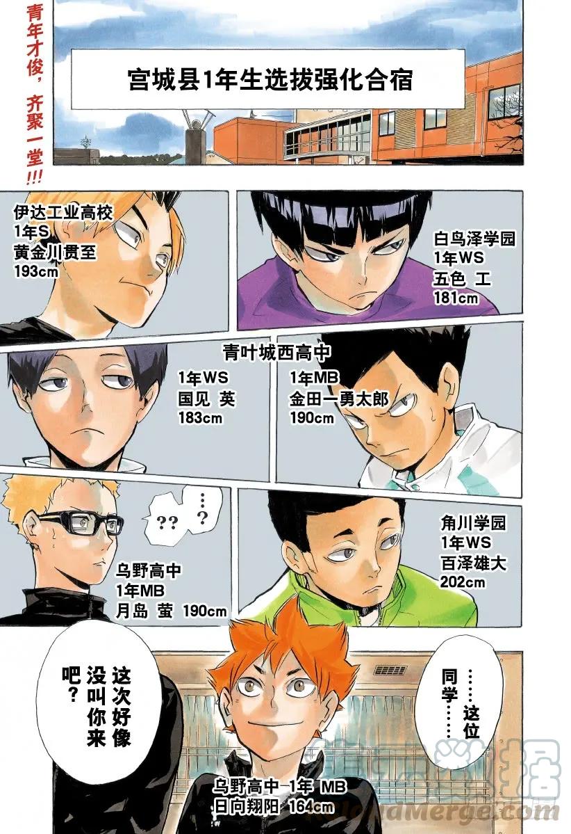 🍝排球少年！！ 第210话 尚未抵达起跑线 第1页