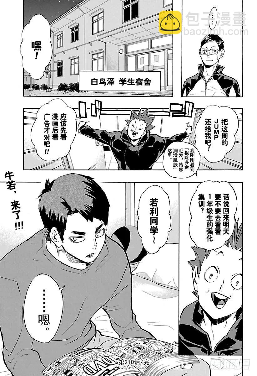 🍝排球少年！！ 第210话 尚未抵达起跑线 第20页