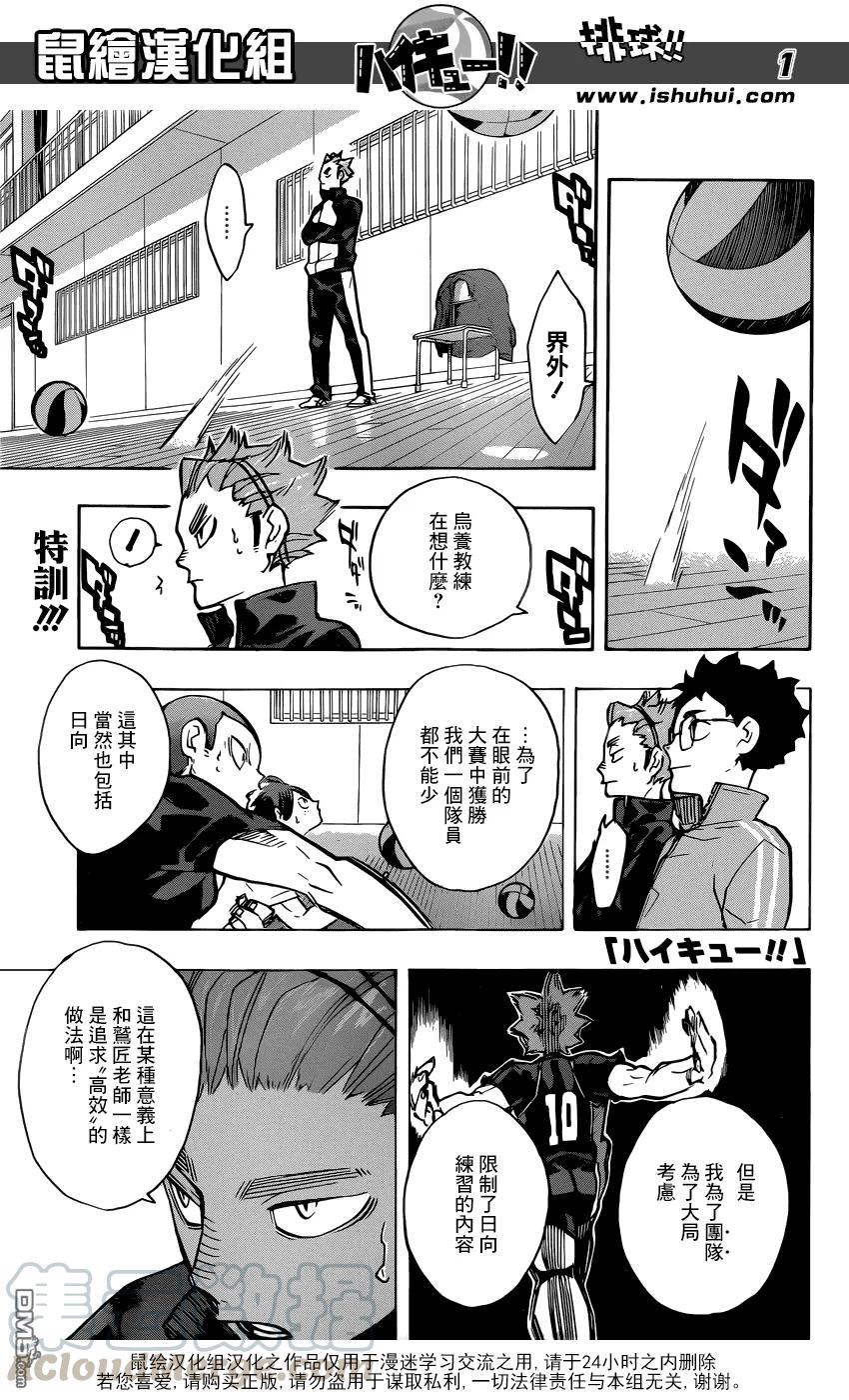 🍝排球少年！！ 第212话 视角 第1页