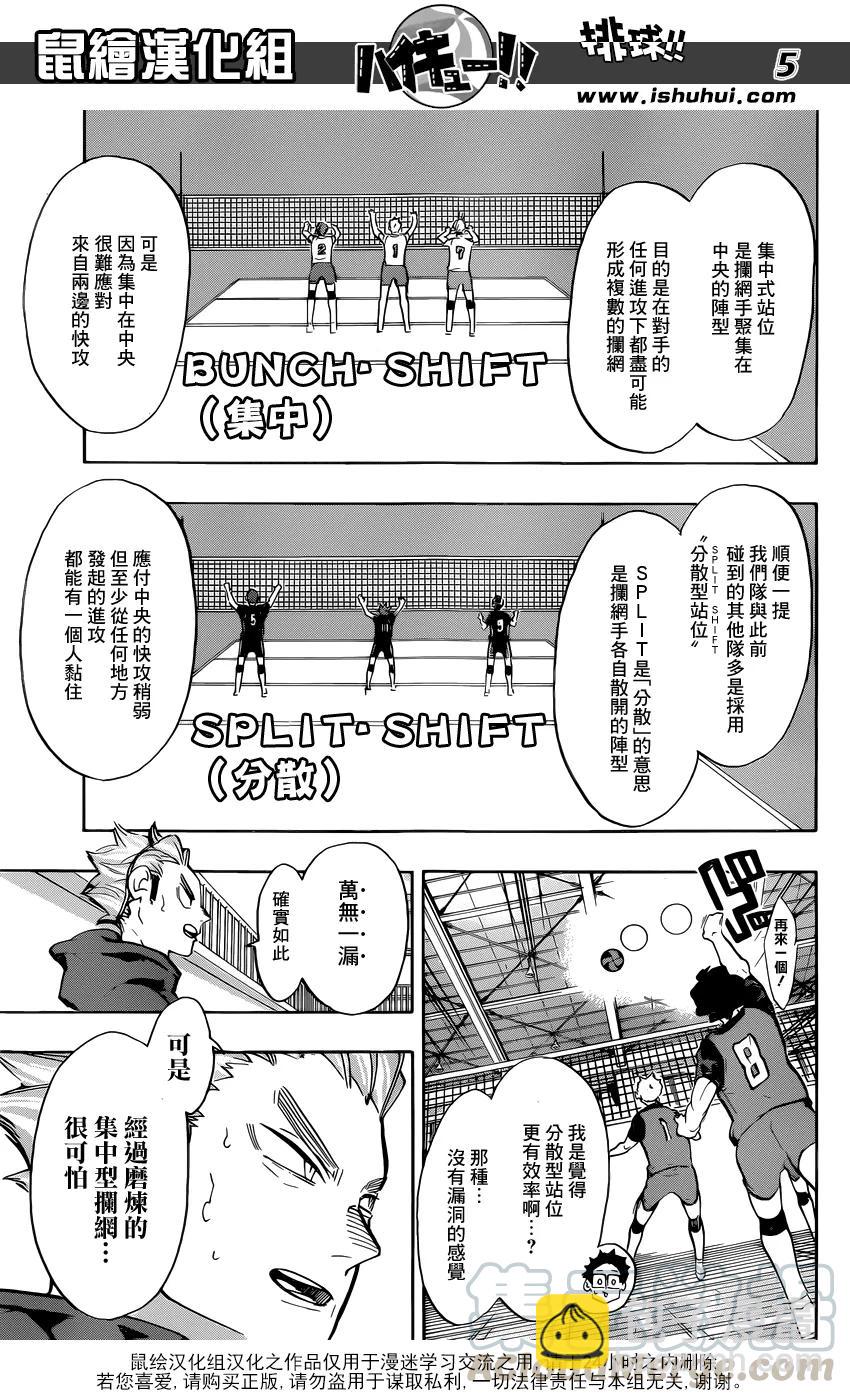 🍝排球少年！！ 第222话 昂扬 第5页