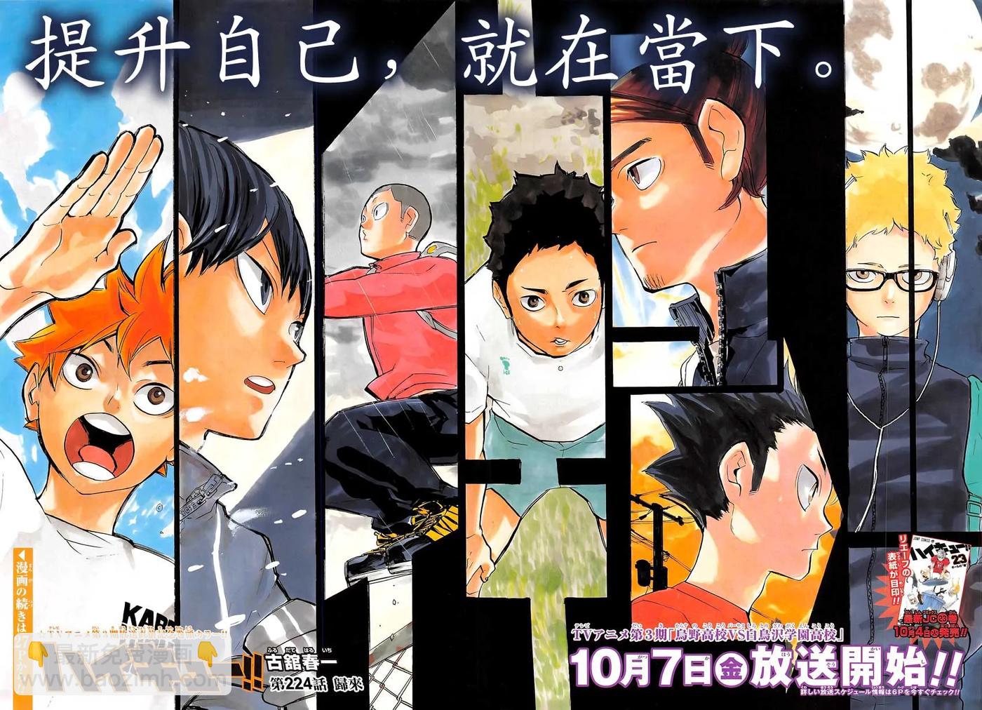 🍝排球少年！！ 第224话 归来 第2页