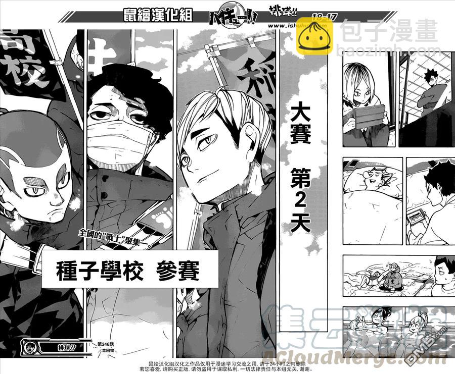 🍝排球少年！！ 第246话 夜 第17页