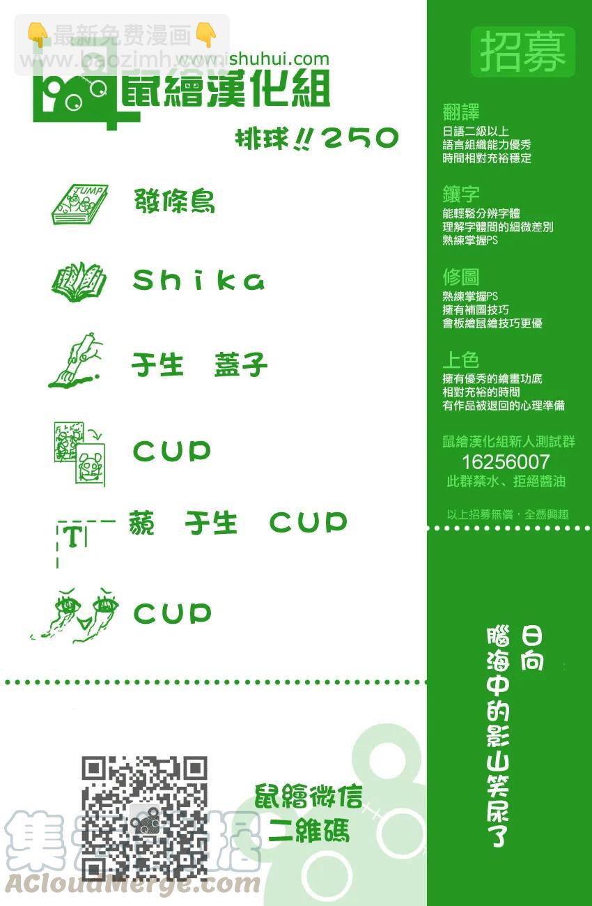 🍝排球少年！！ 第250话 挑战者 第17页