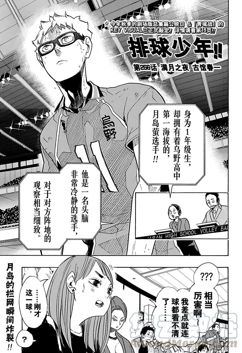 🍝排球少年！！ 第256话 满月之夜 第1页