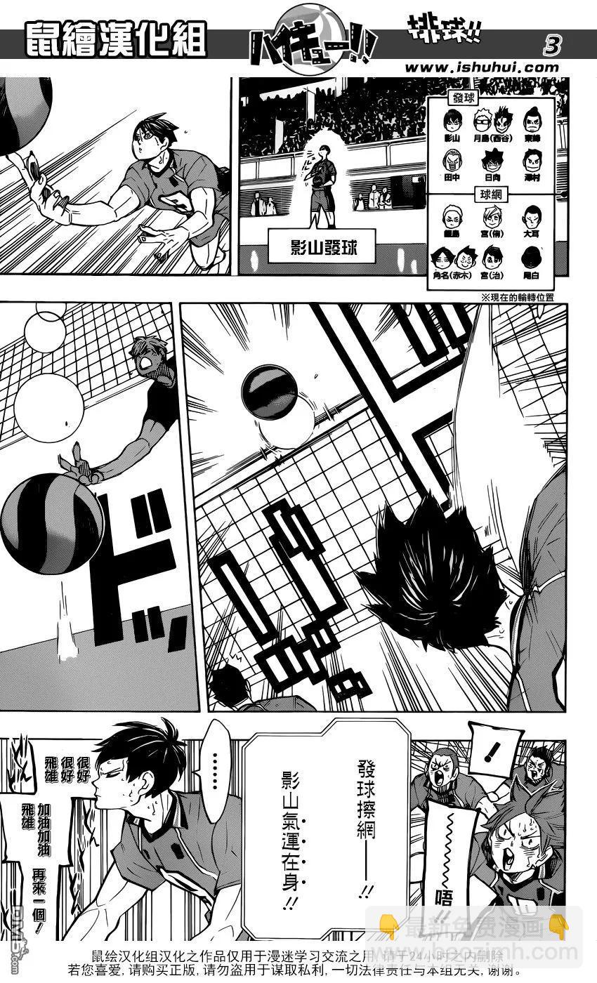 🍝排球少年！！ 第278话 守护神的英雄 第3页