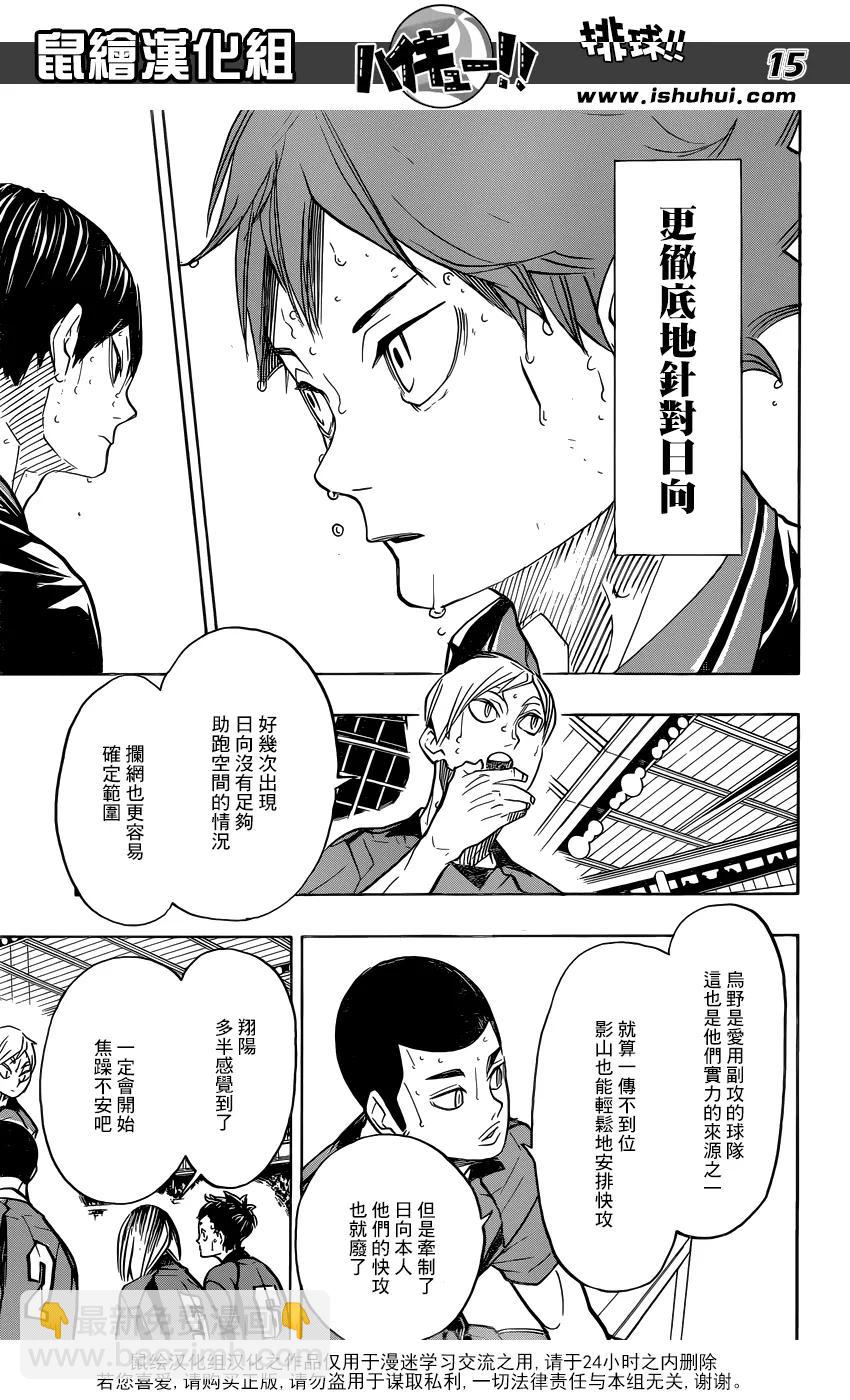 🍝排球少年！！ 第310话 鸟笼 第15页