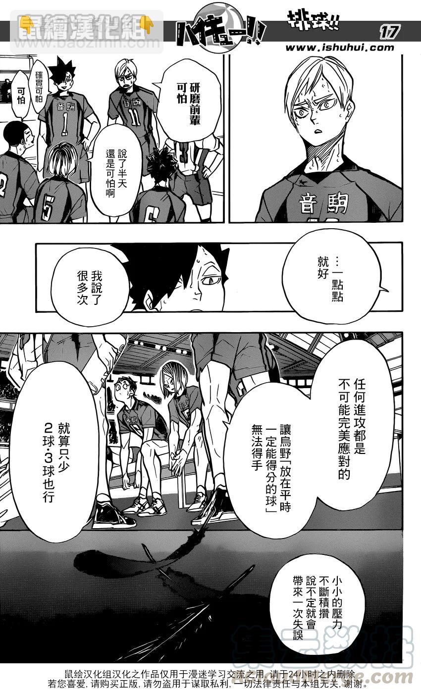 🍝排球少年！！ 第310话 鸟笼 第17页