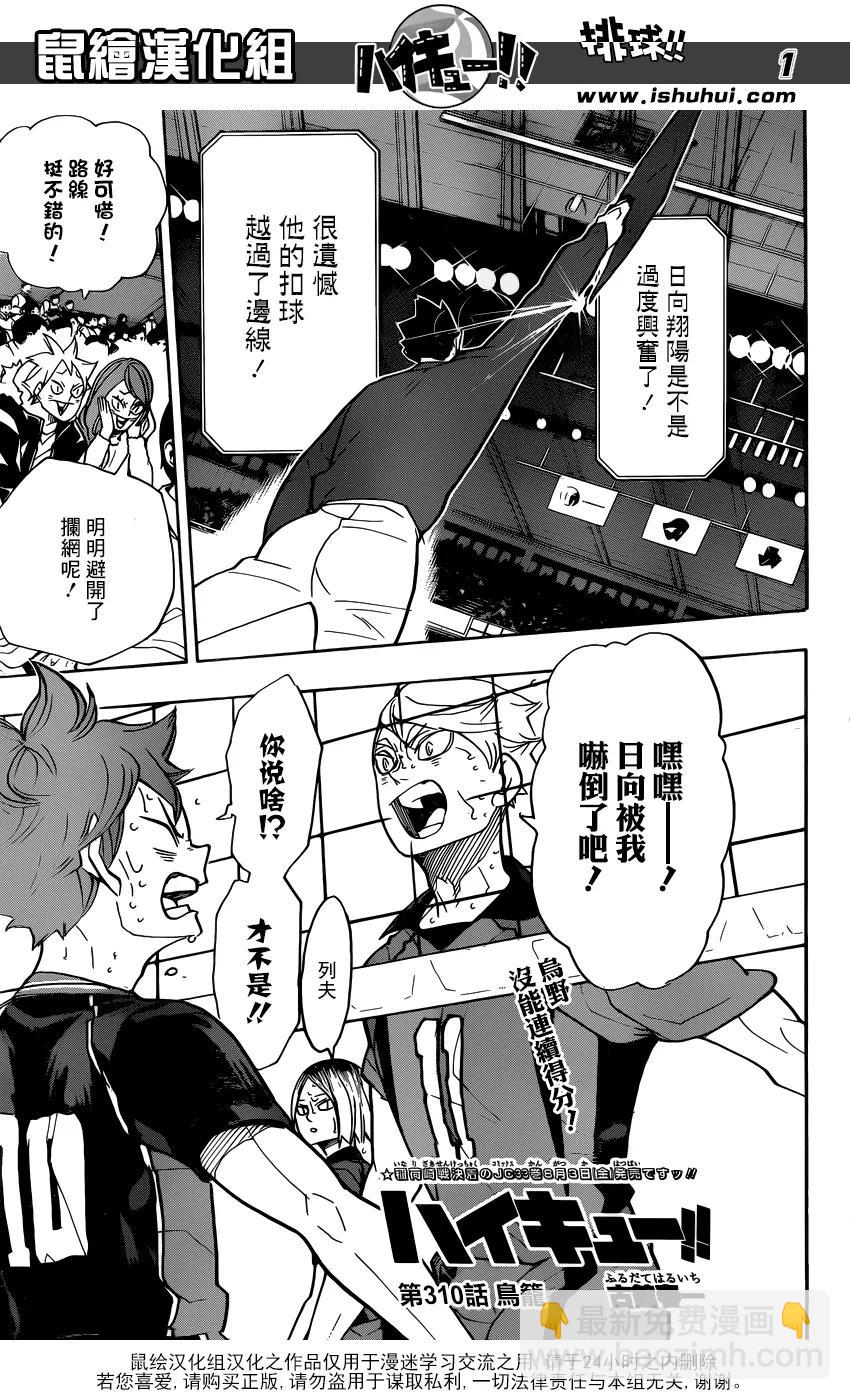 🍝排球少年！！ 第310话 鸟笼 第2页