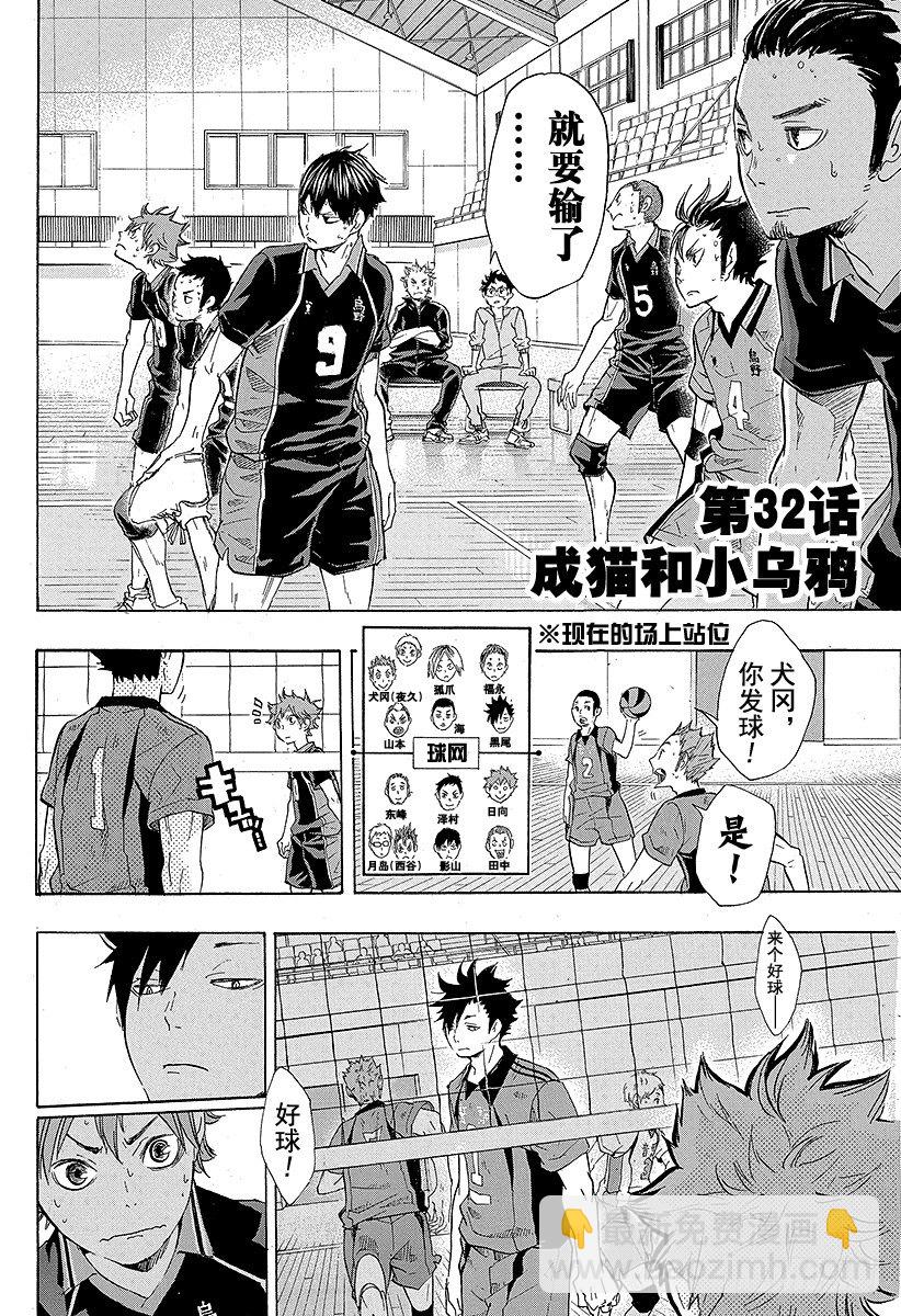 🍝排球少年！！ 第32话 成猫和小乌鸦 第2页