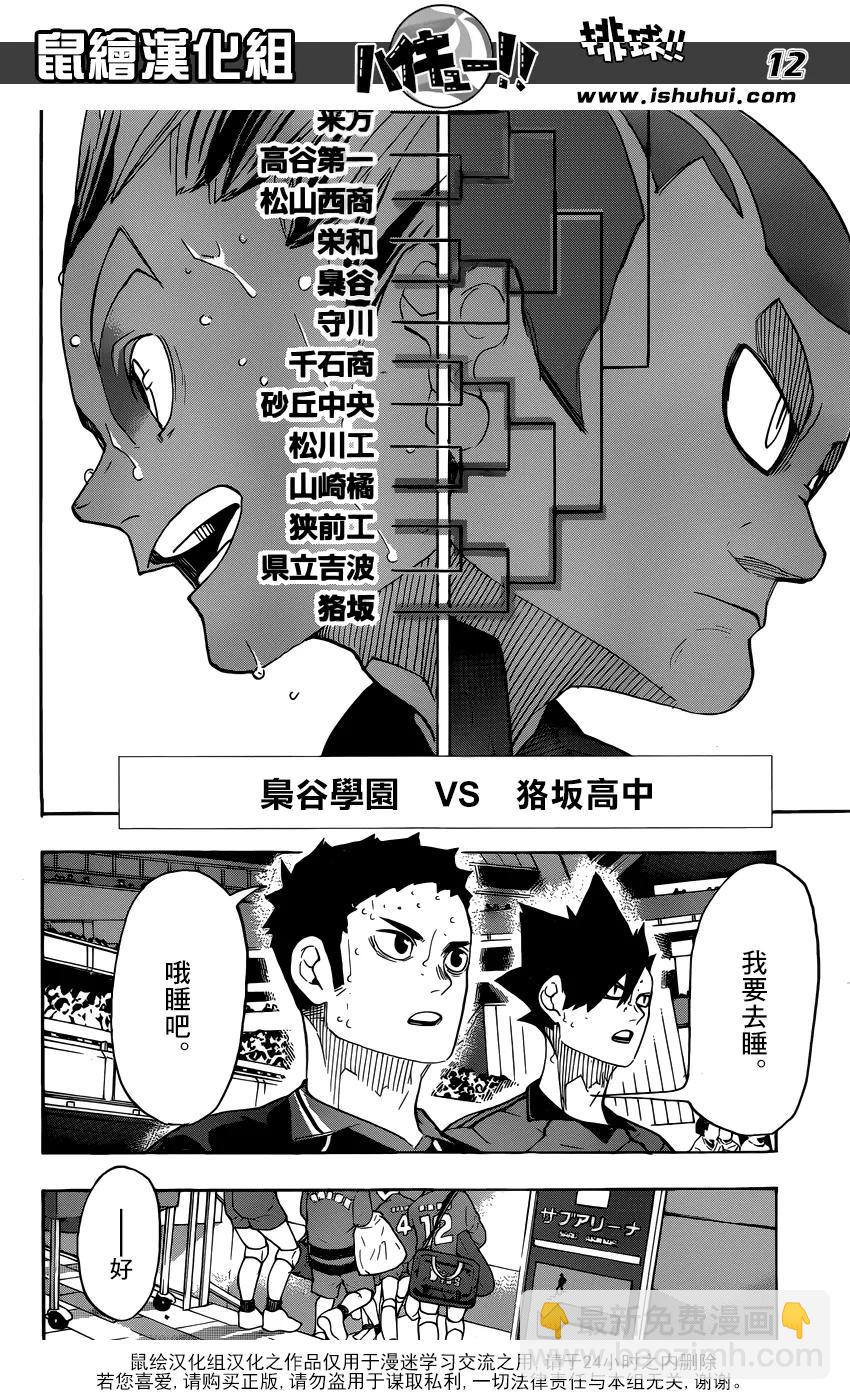 🍝排球少年！！ 第326话 午后 第12页