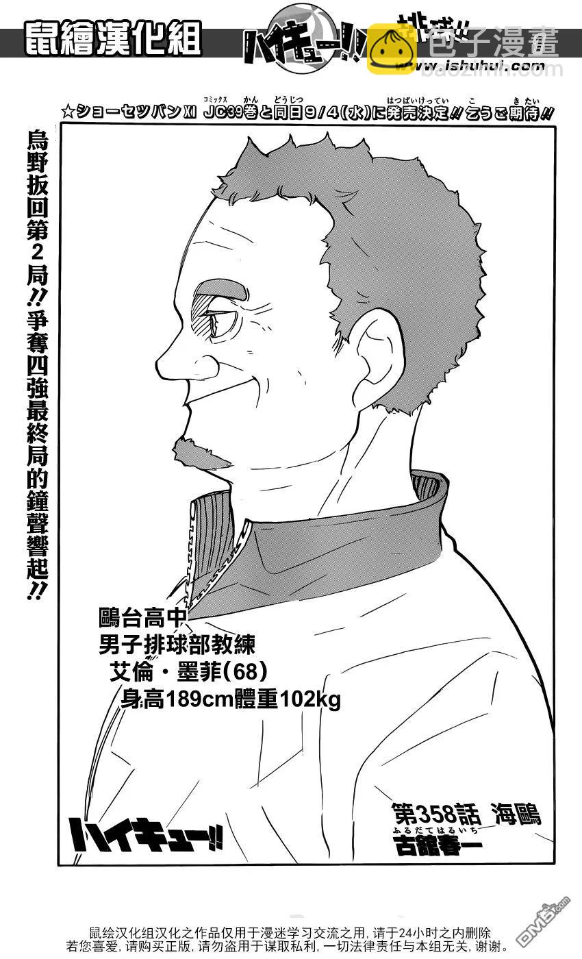 🍝排球少年！！ 第358话 海鸥 第2页