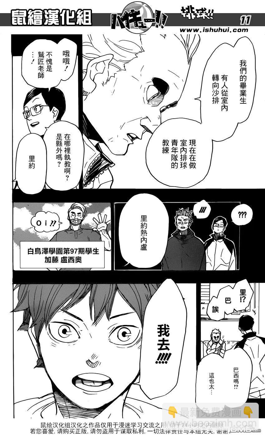 🍝排球少年！！ 第370话 挑战者 第11页