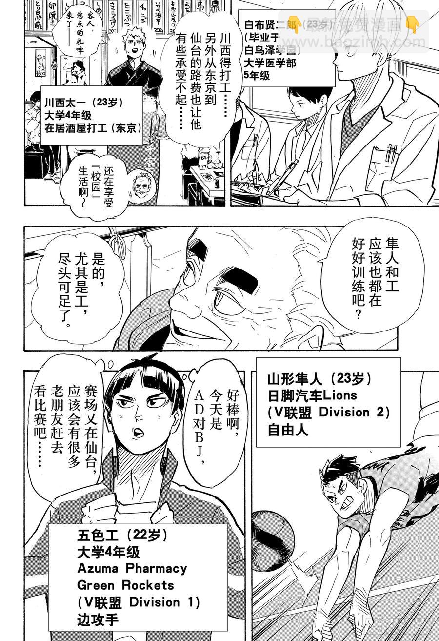 🍝排球少年！！ 第380话 打个招呼·2 第2页