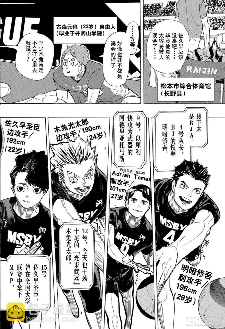 🍝排球少年！！ 第380话 打个招呼·2 第6页