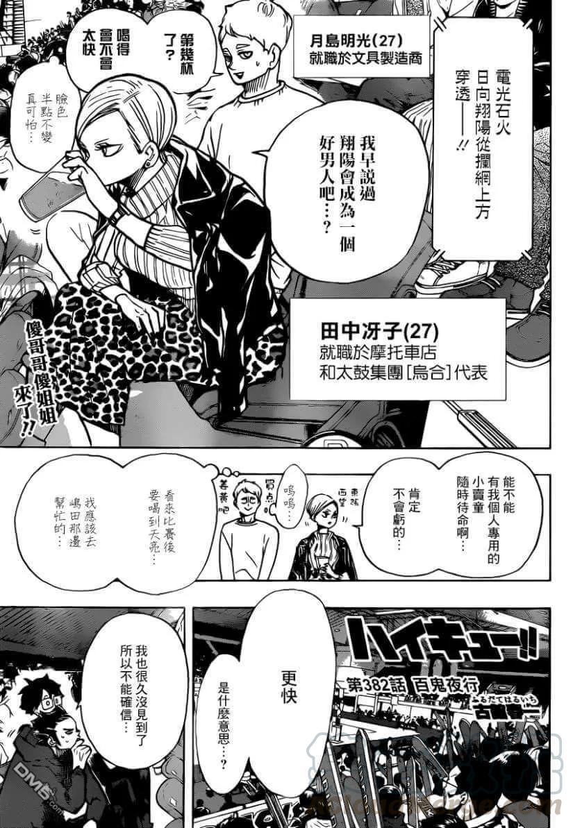 🍝排球少年！！ 第382话 百鬼夜行 第1页