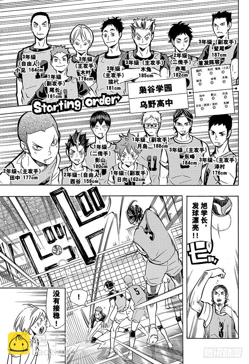 🍝排球少年！！ 第92话 动与静 第11页