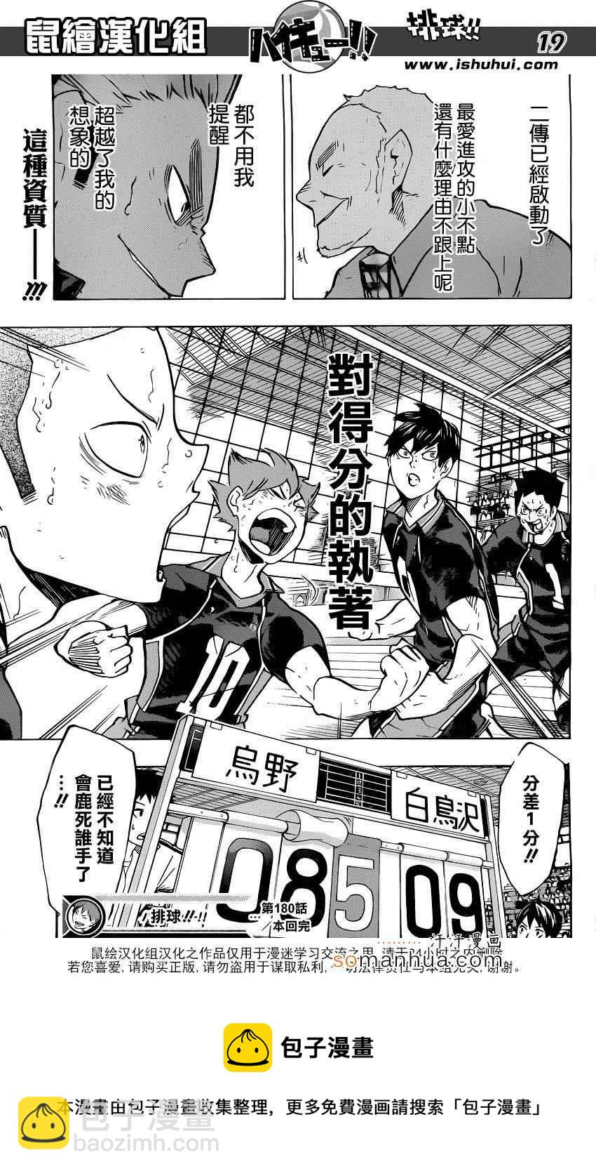 🍝排球少年!! 第180话 第19页