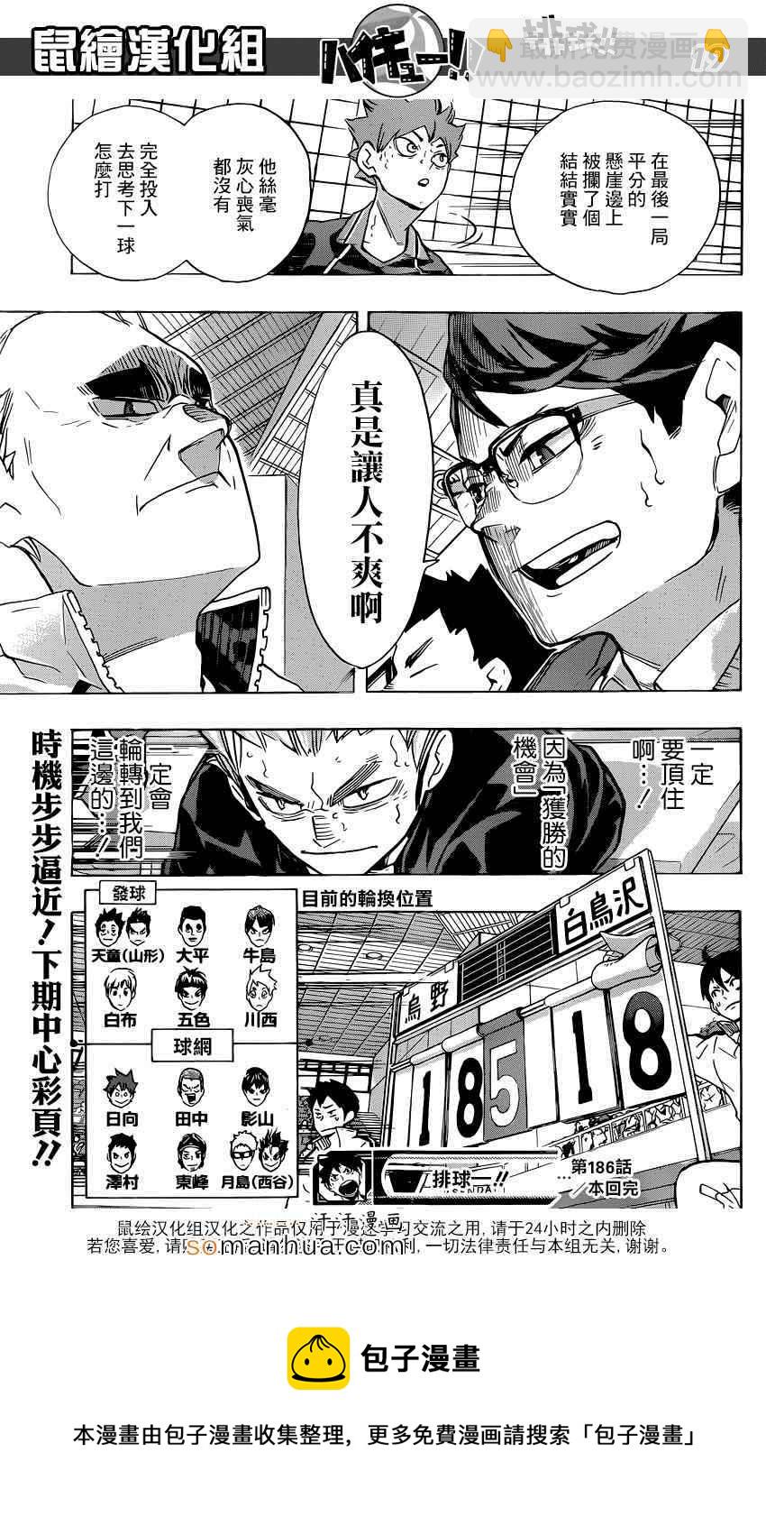 🍝排球少年!! 第186话 第18页