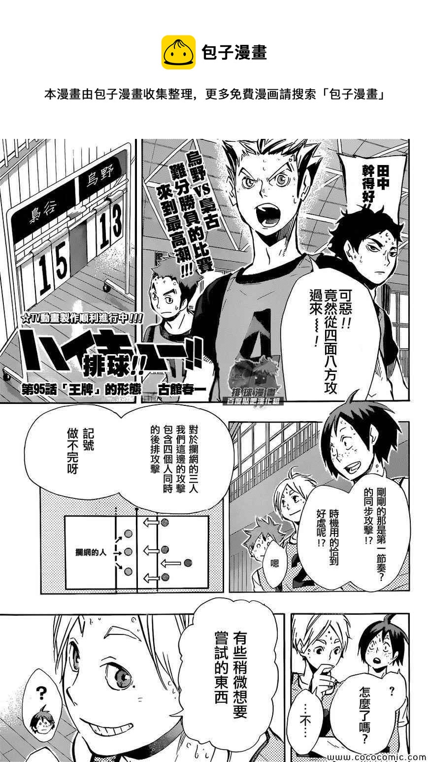 🍝排球少年!! 第95话 第1页