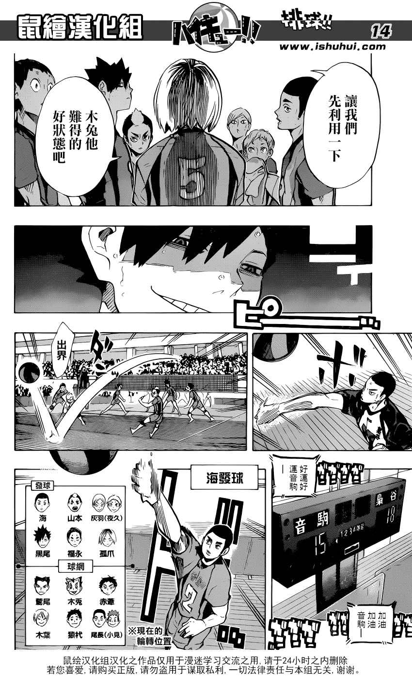 🍝排球少年!! 第192话 第14页