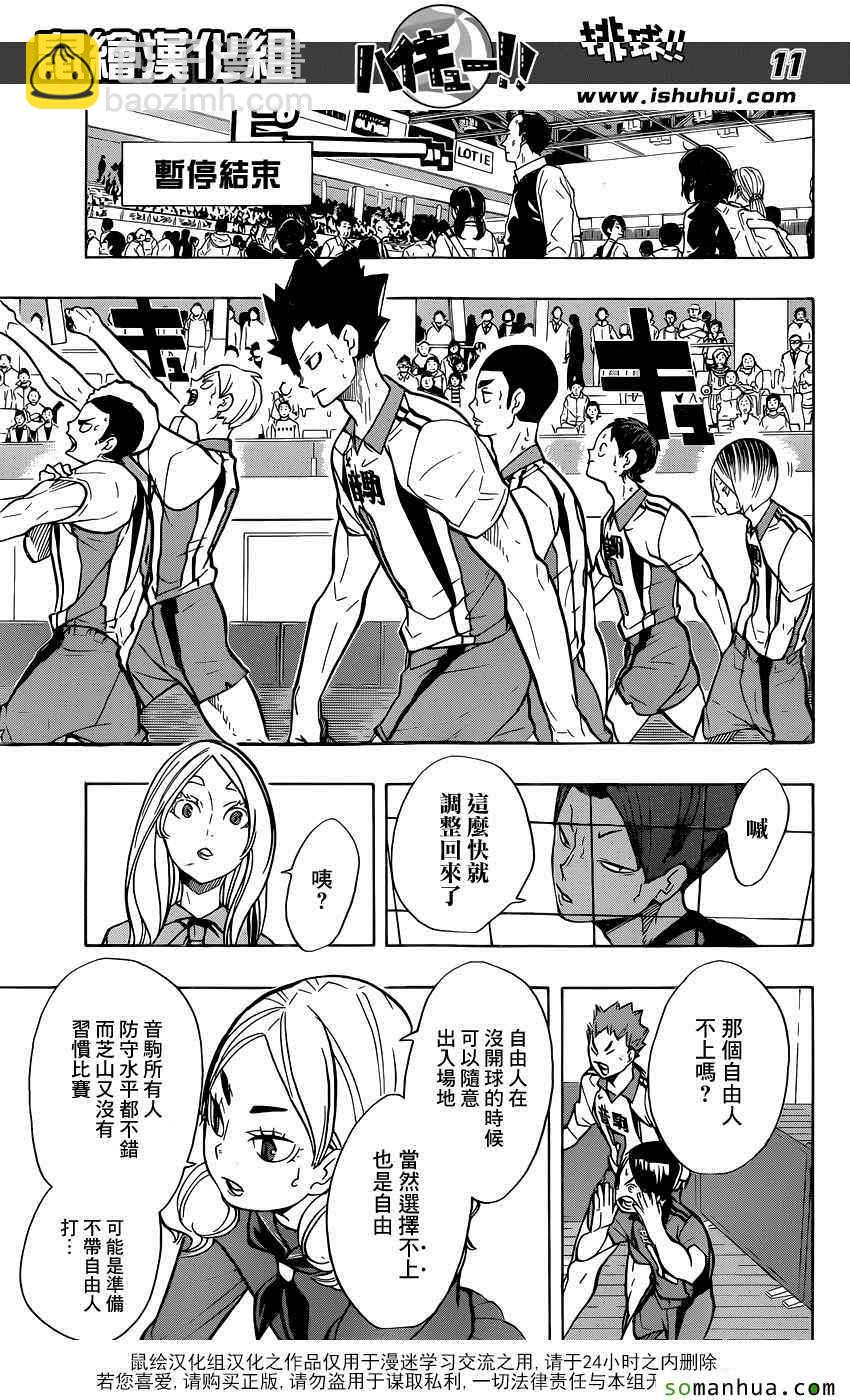 🍝排球少年!! 第200话 第11页