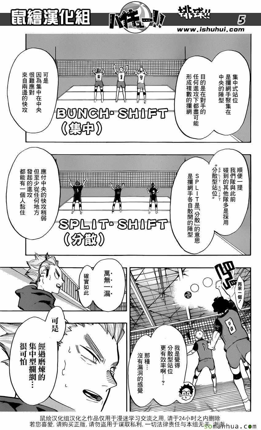 🍝排球少年!! 第222话 第5页