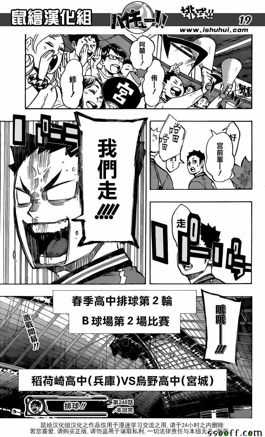 🍝排球少年!! 第248话 第18页