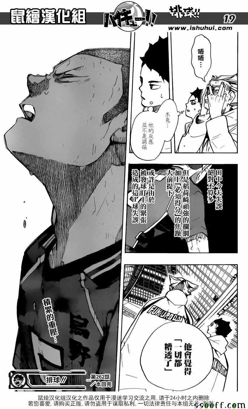 🍝排球少年!! 第262话 第19页