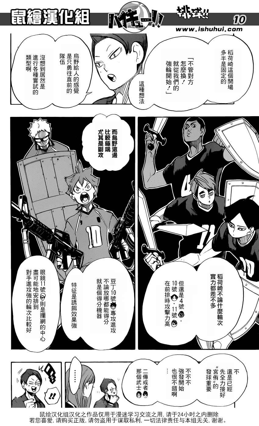 🍝排球少年!! 第276话 第10页