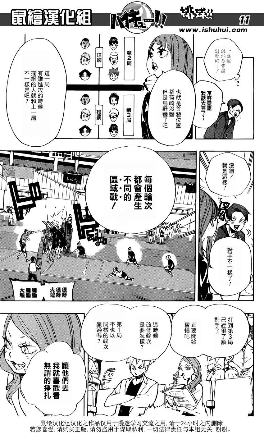 🍝排球少年!! 第276话 第11页