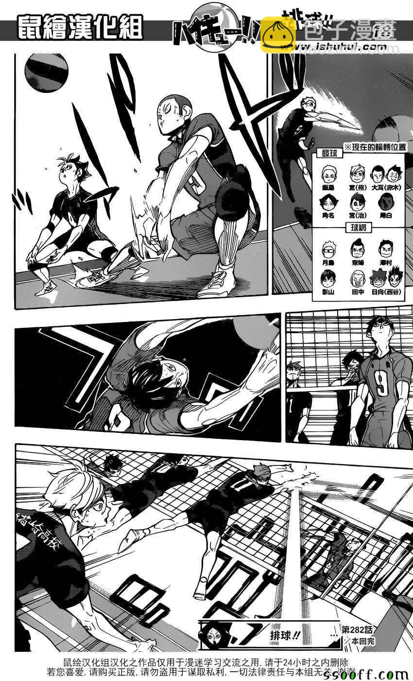 🍝排球少年!! 第282话 第18页