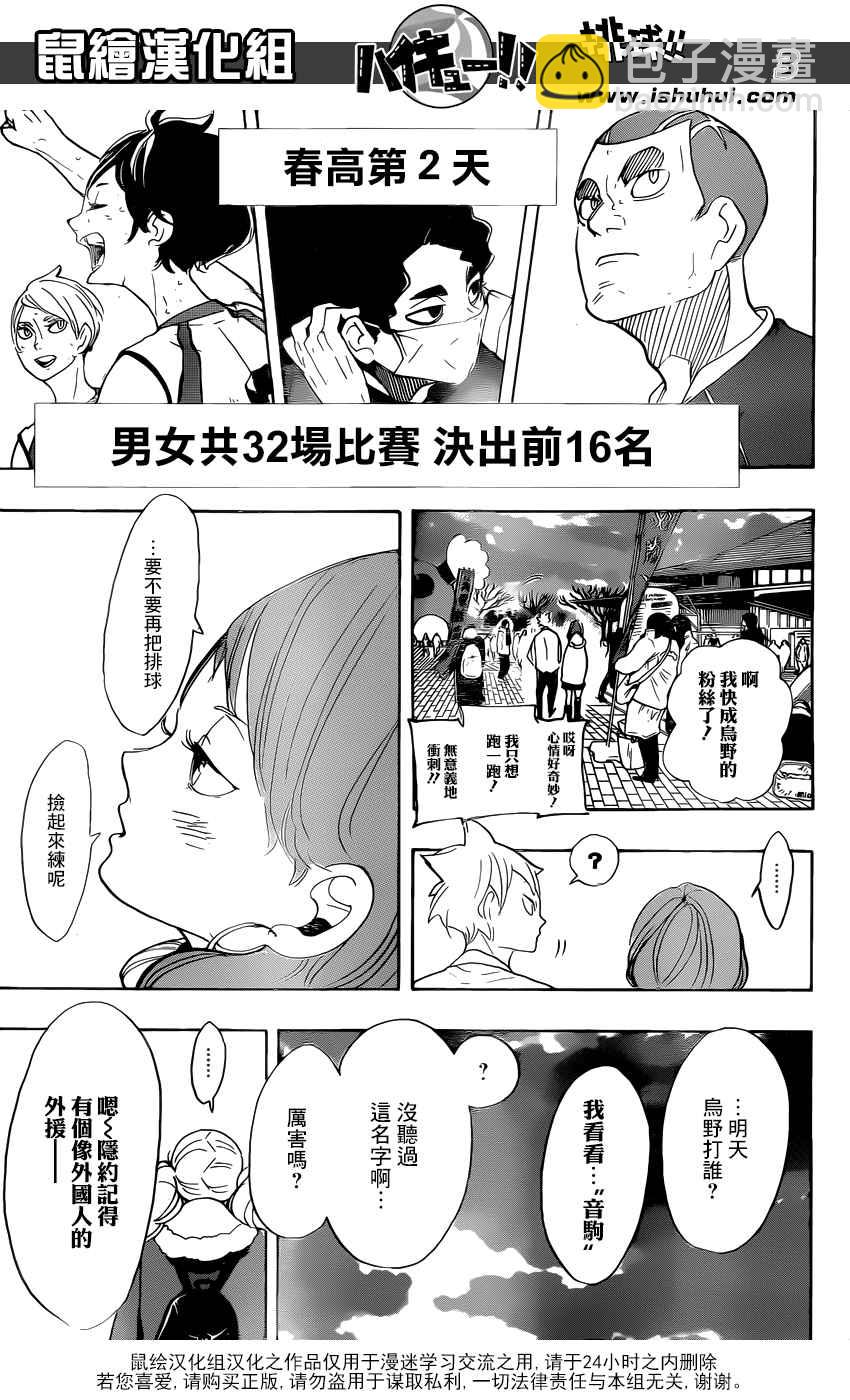 🍝排球少年!! 第292话 第4页