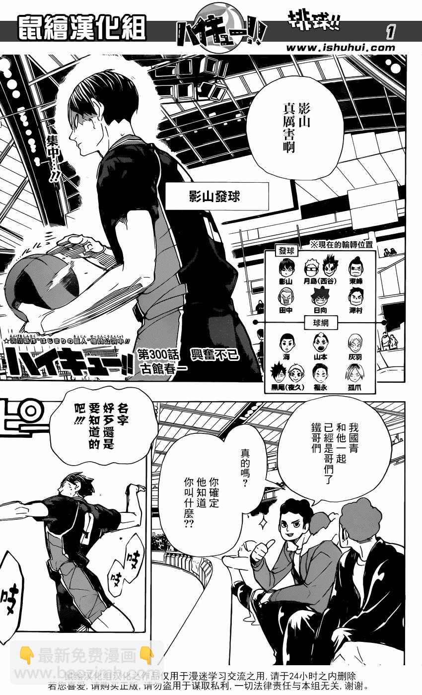 🍝排球少年!! 第300话 第2页