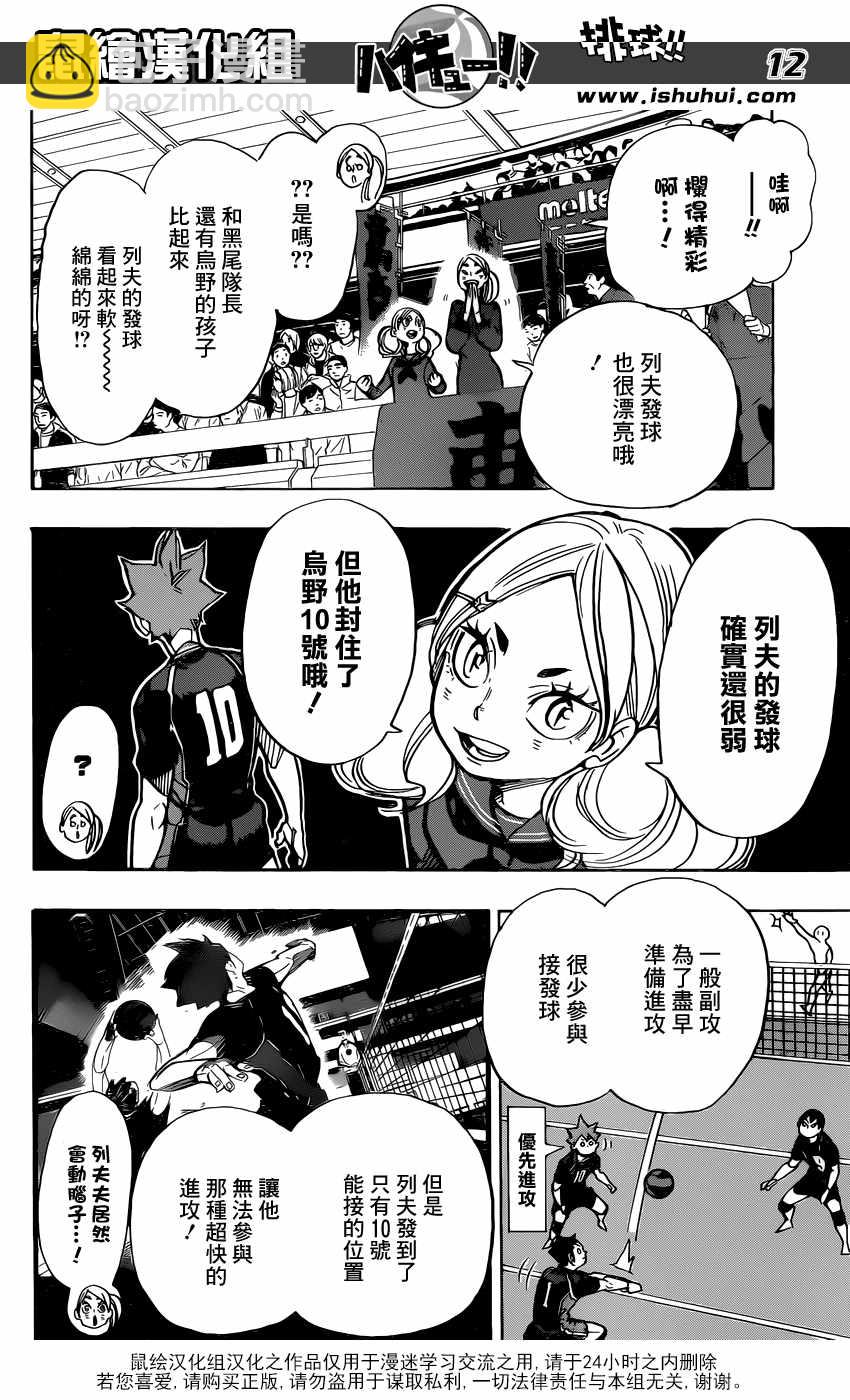 🍝排球少年!! 第302话 第13页