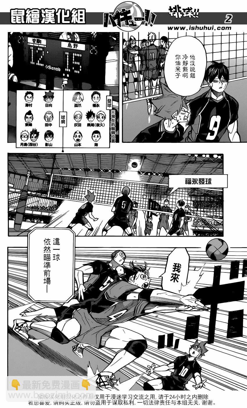 🍝排球少年!! 第310话 第2页