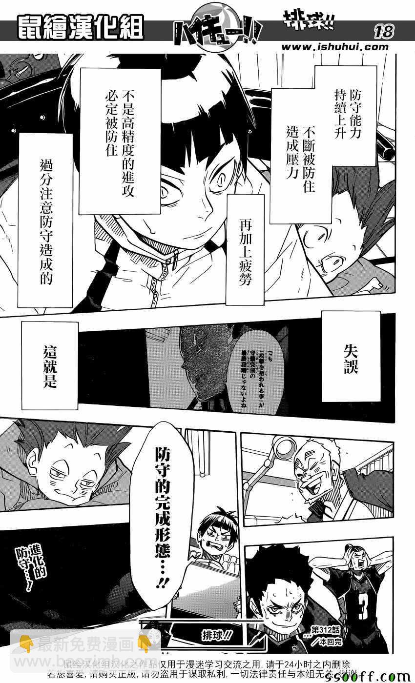 🍝排球少年!! 第312话 第17页