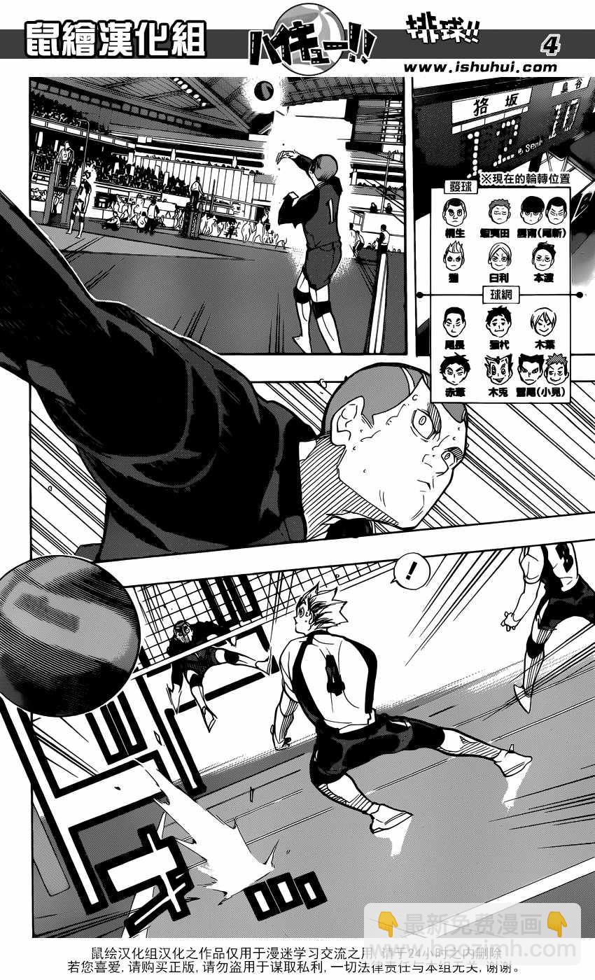 🍝排球少年!! 第330话 第4页
