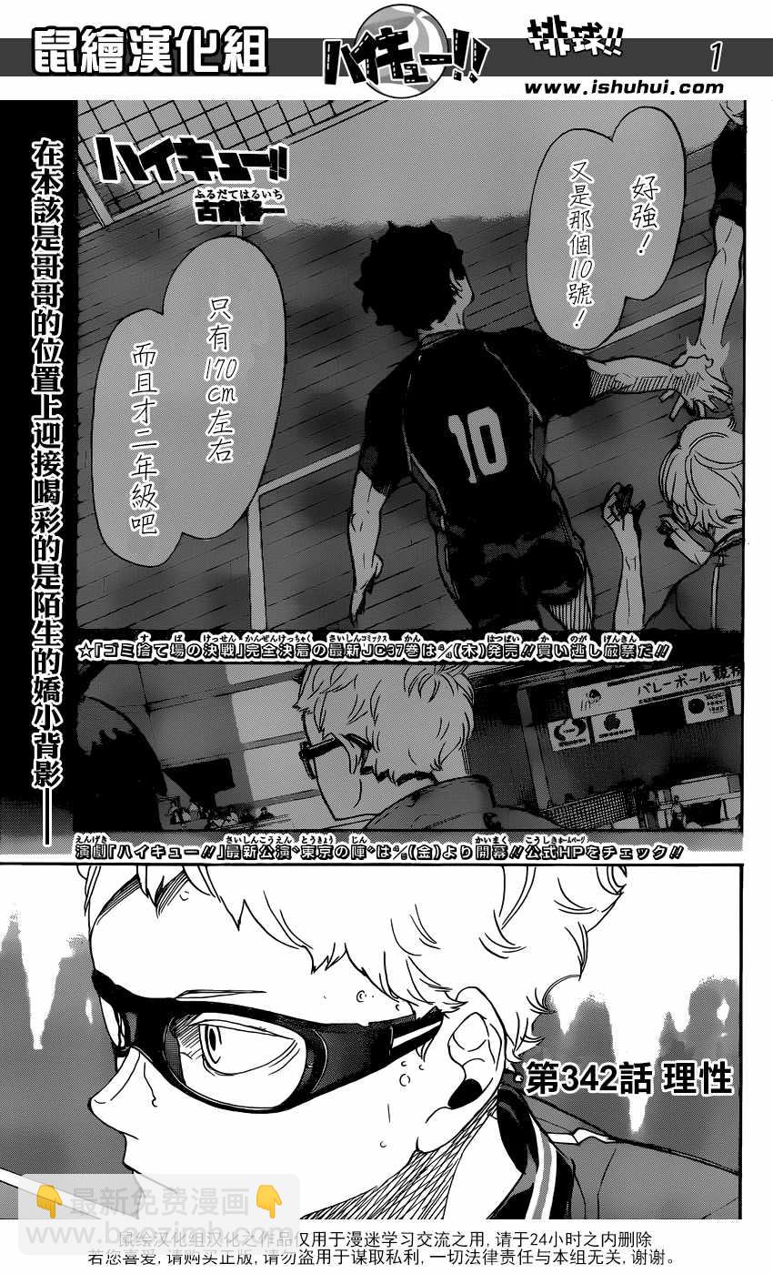 🍝排球少年!! 第342话 第2页