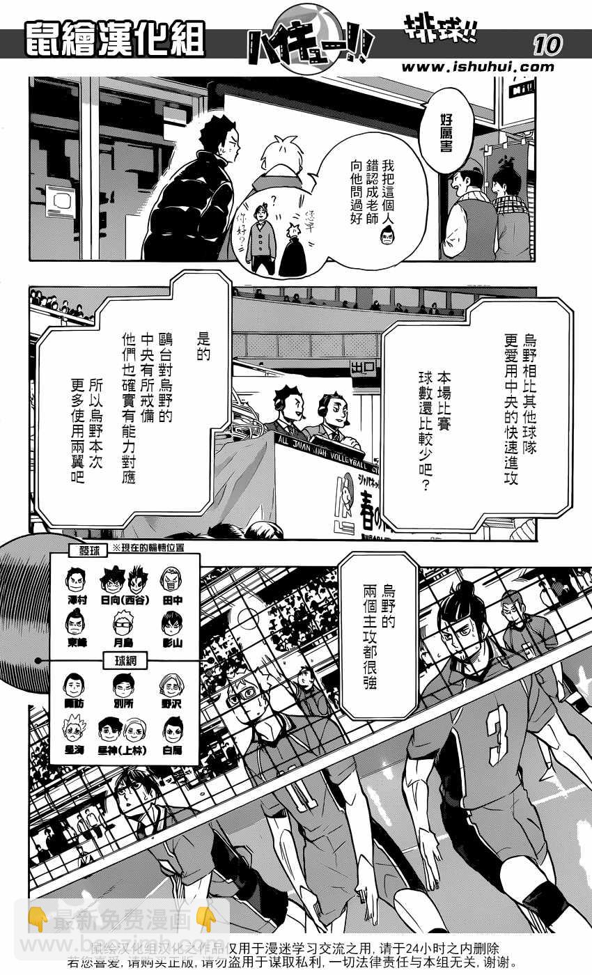 🍝排球少年!! 第344话 第9页