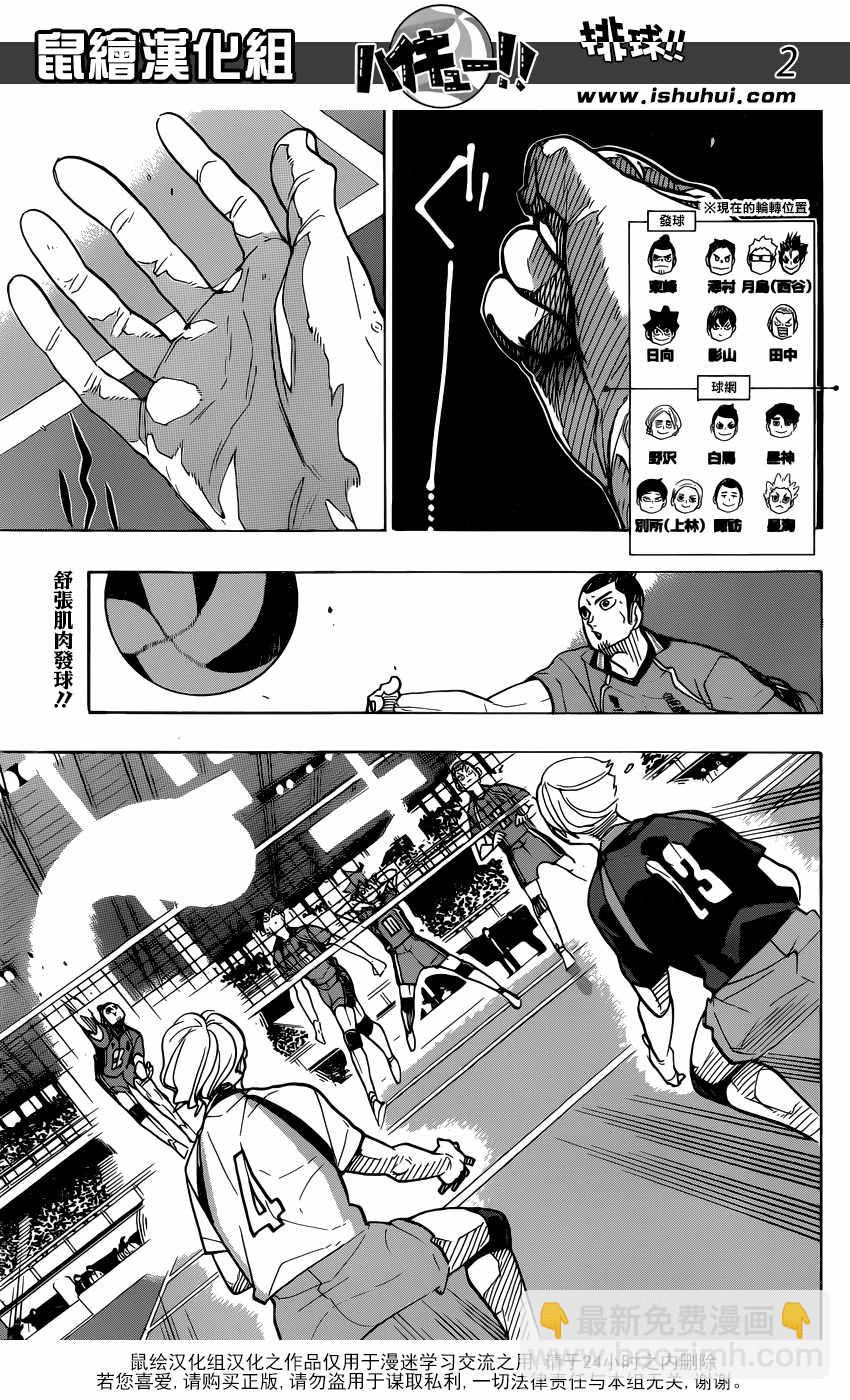 🍝排球少年!! 第348话 第2页