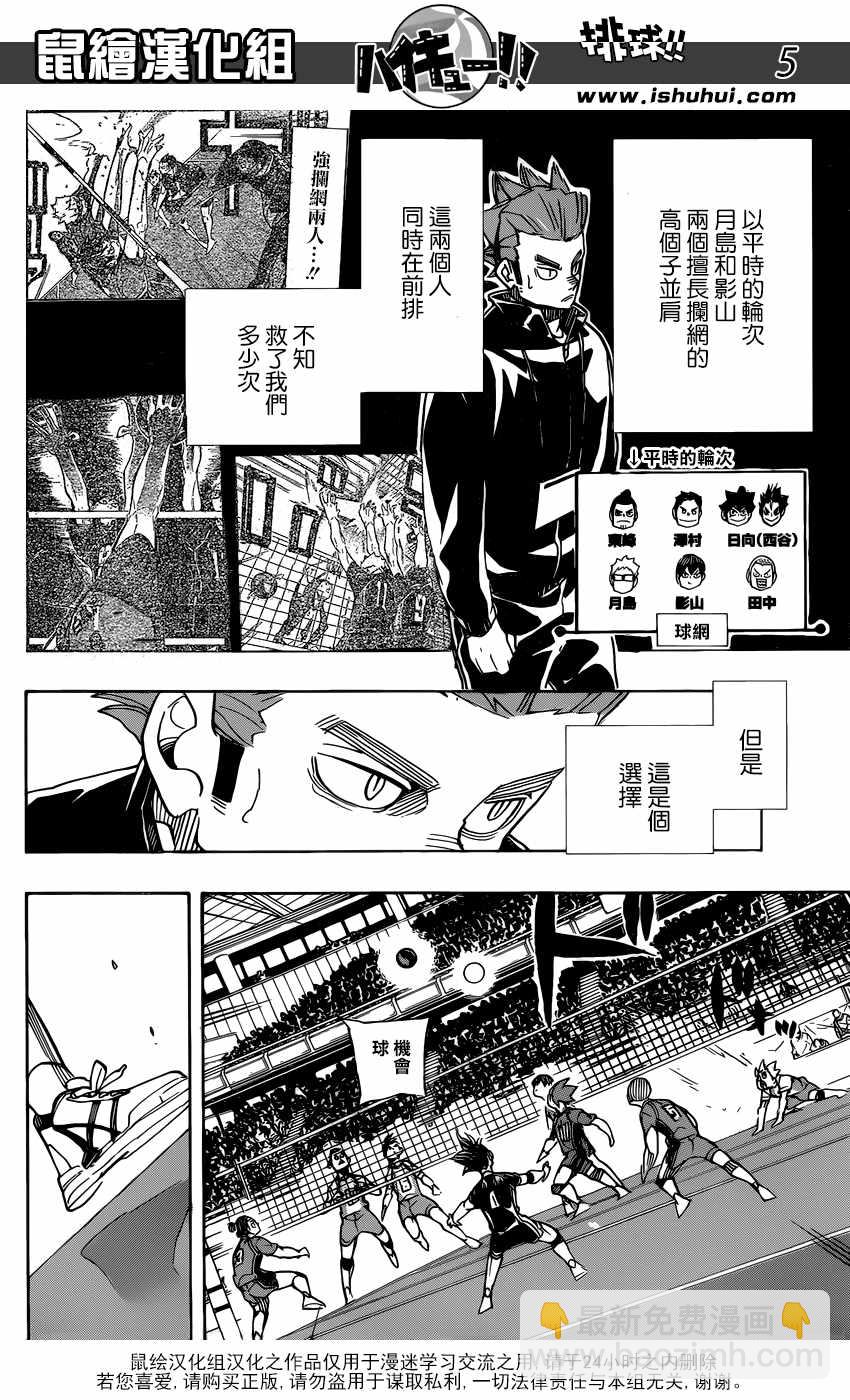 🍝排球少年!! 第348话 第5页