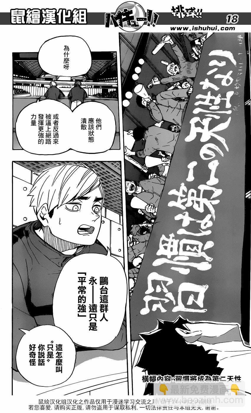 🍝排球少年!! 第358话 第17页