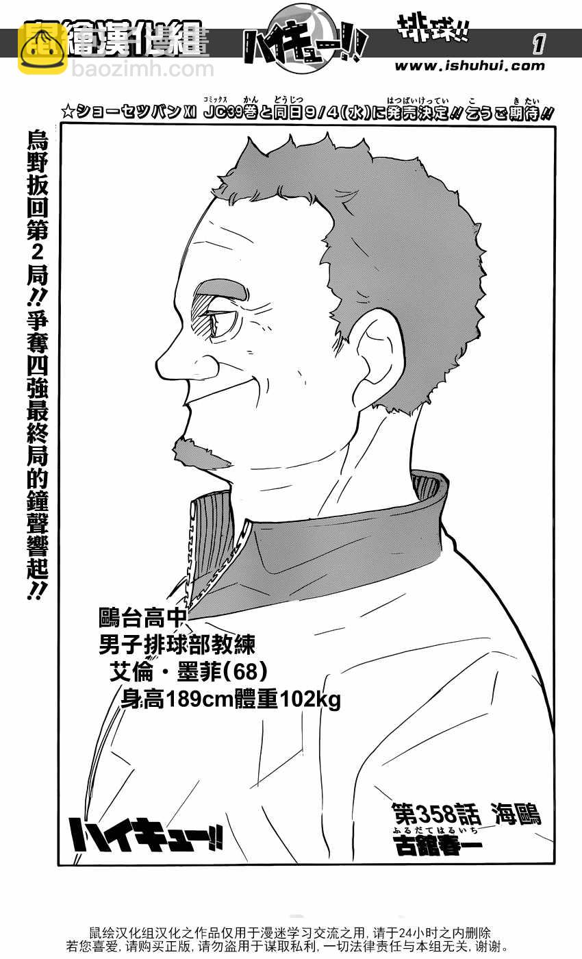 🍝排球少年!! 第358话 第2页