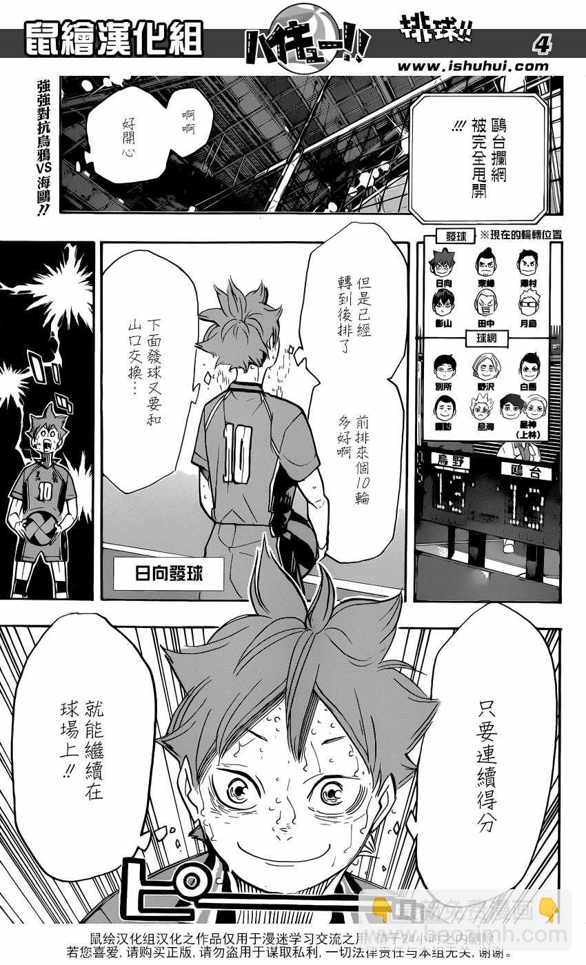 🍝排球少年!! 第364话 第4页
